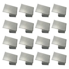재사용 가능한 스틸 창문 브래킷 고강도 태풍 방지 창문 클램프 16개, Silver