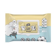 毛樂子寵物 陪心唯寵 寵物抑菌濕紙巾 80片大包裝-犬貓適用/中性植萃/台灣製造, 1個, 毛孩專用濕紙巾, 80