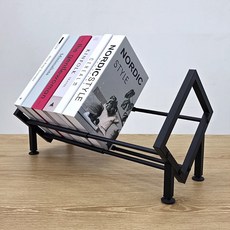 SoBuy 길이 조절형 철제 책장 책꽂이, 블랙