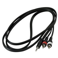 ROCKCABLE 20903 D4 音訊連接線 RCA轉TRS 1.8米, 1個