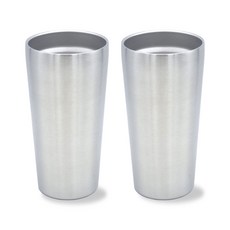 온리쿠 스텐 진공 이중컵, 2개, 670ml