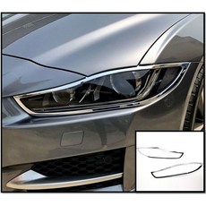 圓夢工廠 Jaguar 積架 XE X760 2016 2019 改裝 鍍鉻銀 車燈框飾貼, 1個