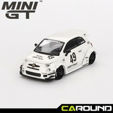 미니지티(809) 1:64 피아트 아바스 595 LB-WORKS x Abas Works - 화이트, 1개, 809