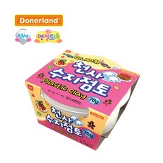 도너랜드 천사수지점토 70g, 1개, 하양