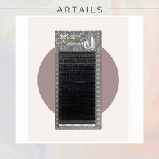 Jovisa 6D 16排 多根嫁接 墨硯 0.07 C/CC，柔軟舒適，快速嫁接，自然纖細，持久亮麗, 1個, C 10+11