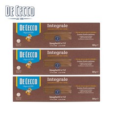 데체코 통밀 스파게티 500g X 3개 파스타면, 단품, 단품