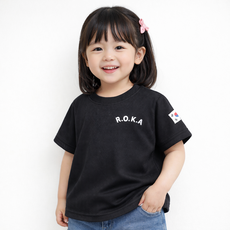 아동용 반팔 코리아 로카 티셔츠