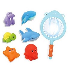 유원 상어 뜰채 목욕놀이 목욕용품 (무독성) 1상자, 본상품선택