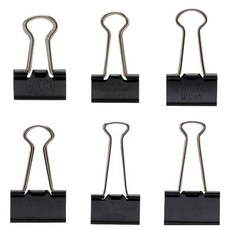 手牌 SDI 黑色長尾夾 好好逛文具小舖, 1個, 15mm(0227B) 1盒12支入