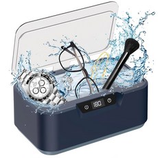 클리비오 주얼리 기계 목걸이 안경 시계 스틸 디지털 스테인리스 모드 304 4가지 틀니용 스트랩 시간 타이머 13 48KHz, Blue, 1