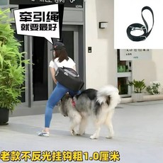 戶外遛狗牽引繩 防爆衝p鏈 訓練調皮狗鏈 可伸縮小中大型狗, 1個, 老款單掛鈎式 不帶項圈 不推薦,0.8cm 推薦8-15斤 幼小型犬
