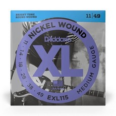 昕欣樂器 D'Addario 電吉他弦, 1個, EXL120 (.009 ~ .042)
