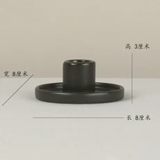 테이블 센터피스용 석고 촛대 거치대 테이퍼 기둥 캔들 빈티지 스탠드 홀더, 4. candle holder