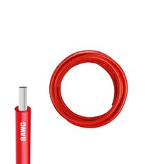 세인테크 실리콘 케이블 전선 8 6 4 2 AWG 8 16 25 35 SQ DIY 배선 차량 배터리 인버터 파워뱅크, 8AWG, 1.5m, 빨강(Red)