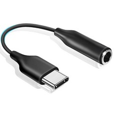 USB C to 3.5mm 헤드폰 잭 어댑터 타입 Aux 오디오 동글 이어폰 삼성 갤럭시 S22 S21 S20 노트20 A73 A53 A33 화웨이 구글 픽셀 등과 호환, 블랙, 2) 화이트, 1개