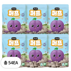 아넬라 유기농인증 퍼프, 푸룬, 20g, 54개
