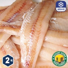 명태포 필렛 6/8온스 제수용 동태포 동태전, 2개, 750g