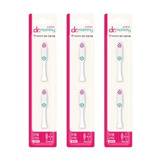 닥터마미 키즈 전동칫솔 일반모, 리필, 3개, 2개입