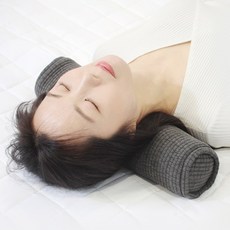 즐잠 경추베개 메밀 경추목베개 일자목 거북목베개 디스크 낮은 원형, 메밀(원형/소/피그먼트/인디핑크), 1개