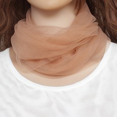 여자 간절기 머플러 햇빛가리개 메쉬 커버 여름용 가벼운 목