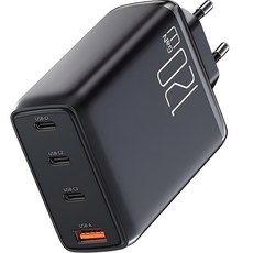 Mcdodo 麥多多 GaN PD3.0 PPS 120W 超高速4埠多功能充電器 TR257-AKR, 黑色, 1個