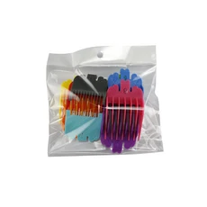 호환 10Pcs 제한 빗 세트 전기 푸시 가위 캘리퍼스 도구 검은 머리 커터 키트 위치 빗 헤어 스타일링 도구, 01 10-Piece Set