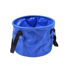 便攜式折疊水桶 戶外野營洗車釣魚儲水桶, 1個, 藍色10L
