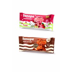 베노프 단백질바 딸기치즈 + 청키초콜릿 혼합구성, 12개, 50g