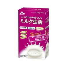 모리나가 어른을 위한 분유 우유생활 200g 스틱타입 일본 칼슘 단백질 비타민, 1개