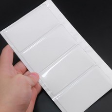 보석 펜던트 공예품 제작용 쉬운 실러 직사각형 투명 에폭시 스티커 3D 효과 75x38mm 50 PCs 100, 02 50pcs
