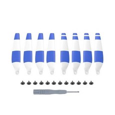 DJI 미니 4 프로 프로펠러 호환 가능 DJI 미니 3 프로 드론 교체 저소음 및 퀵 릴리스 블레이드 소품 액세서리, 4) 8pc Blue
