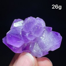 100% 천연 자수정 꽃 클러스터 원석 마다가스카르의 광물 표본, 9) 11