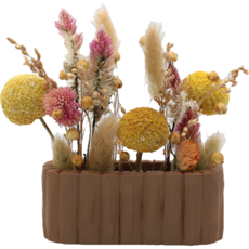 홈주마켓 3D 햄스터 미니화단 나무울타리, 1개, 브라운