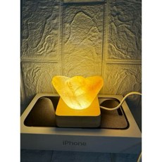 迷你小鹽燈 usb鹽燈 精油燈 led燈座 小圓球鹽燈 金元寶鹽燈 招財蛋 方磚 小愛心 小夜燈 夜燈, 小元寶配方型暖光