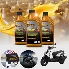 비위즈 125 오토바이용 4T 벡스 10W40 합성엔진오일 1L, 1개