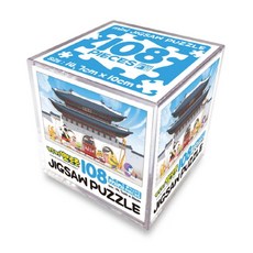 뽀롱뽀롱뽀로로 108 pcs 미니직소퍼즐: 광화문, 1개, 108피스