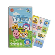 2026년 신형 뽀롱뽀롱 뽀로로 썸머패치 30매입 (3세이상~13세이하) 24시간사용 시트로넬라오일함유, 1개