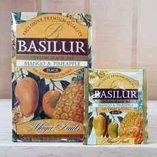 베질루르 퓨어 실론티 망고 & 파인애플, 25개입