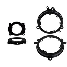 Metra 메트라 15.2cm -6 3/4인치 토요타 렉서스 스피커 어댑터 82-8147 82-8148 블랙, Speaker Adapter + 6" to 6-3/4"