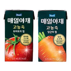 매일야채 고농축125ml(당근의힘12+토마토의힘12)/무료배송, 1세트, 125ml