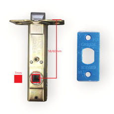 아트몰)문고리부속 래치 잠금장치 방문 부품 도어 수리 교체, 아트몰상품-60/7