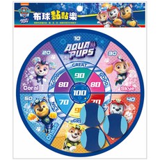 PAW Patrol 汪汪隊立大功布球黏黏樂，兒童投擲玩具，親子互動遊戲，安全柔軟材質, 布球黏黏樂, 1個