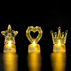 MLStore LED 촛불 캔들 24개입 프로포즈촛불, 왕관