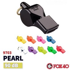 FOX 40 PEARL 哨子 9703【野外營】求生哨 低音頻 附繩，緊急時刻的可靠夥伴, 粉紅9703-0408, 1個