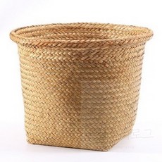 라탄 화분커버 바구니 24X24CM 브라운 인테리어화분커버