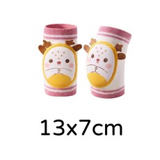 Mommywant 嬰兒護膝, 黃色麋鹿, 1套
