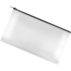 지퍼가 달린 1팩 머니백 11x6.1인치 다목적 현금 파우치 은행 가방 수표 지갑 화장품 정리함화이트, 1 Piece, Blue