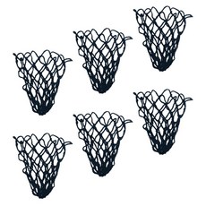 POPETPOP 6피스 드롭 볼 홀더 당구대 교체 네트 당구대 포켓 튼튼한 면 메시 네트 스누커 및 당구 액세서리용