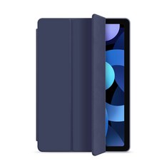 Rabbit Technolog 適用三星平板保護殼 經典三折皮套 智能休眠, 深藍色,TAB A11+, 1個
