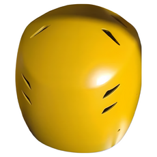 《K.T.T.》碳纖維戰術防護頭盔，輕量化設計，自行車攀岩適用，安全舒適, 黃色